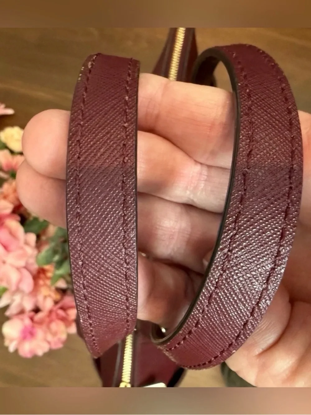 Michael Kors Charlotte Saffiano Top Zip Tote Bag